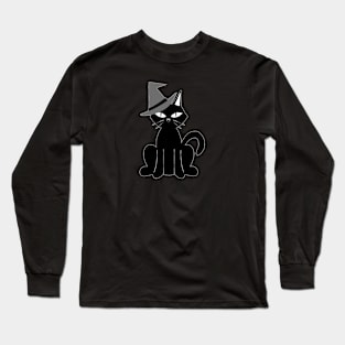 CAT AND AWITCH HAT Long Sleeve T-Shirt